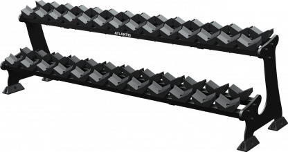 Support à haltères hexagonaux double (13 paires)