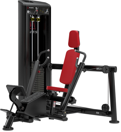 Seated converging chest press