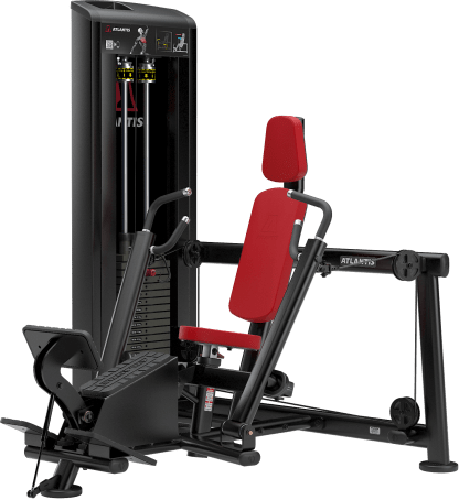 Seated converging chest press