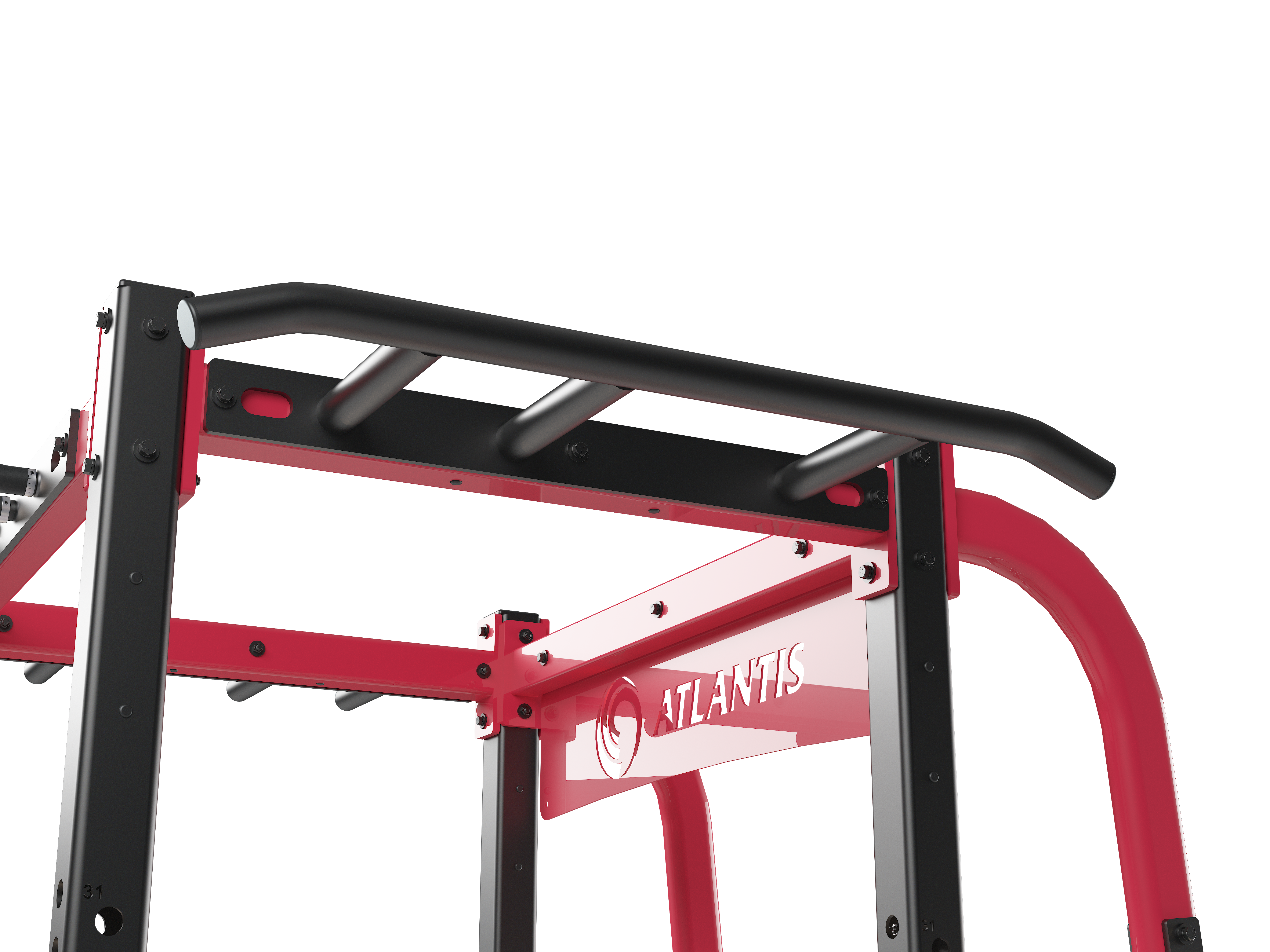 Cambered / neutral fat grip pull-up bar